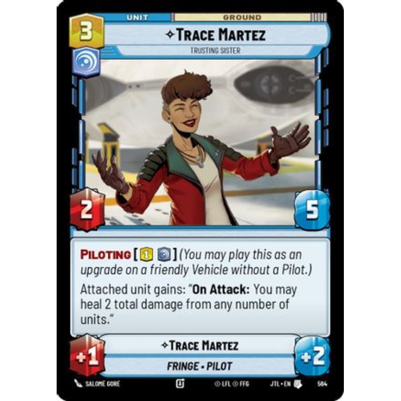 Trace Martez - Trusting Sister (Foil) (564) - Jump to Lightspeed Foil