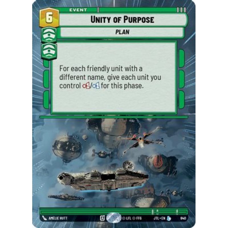 Unity of Purpose (Hyperspace Foil) (840) - Jump to Lightspeed Foil