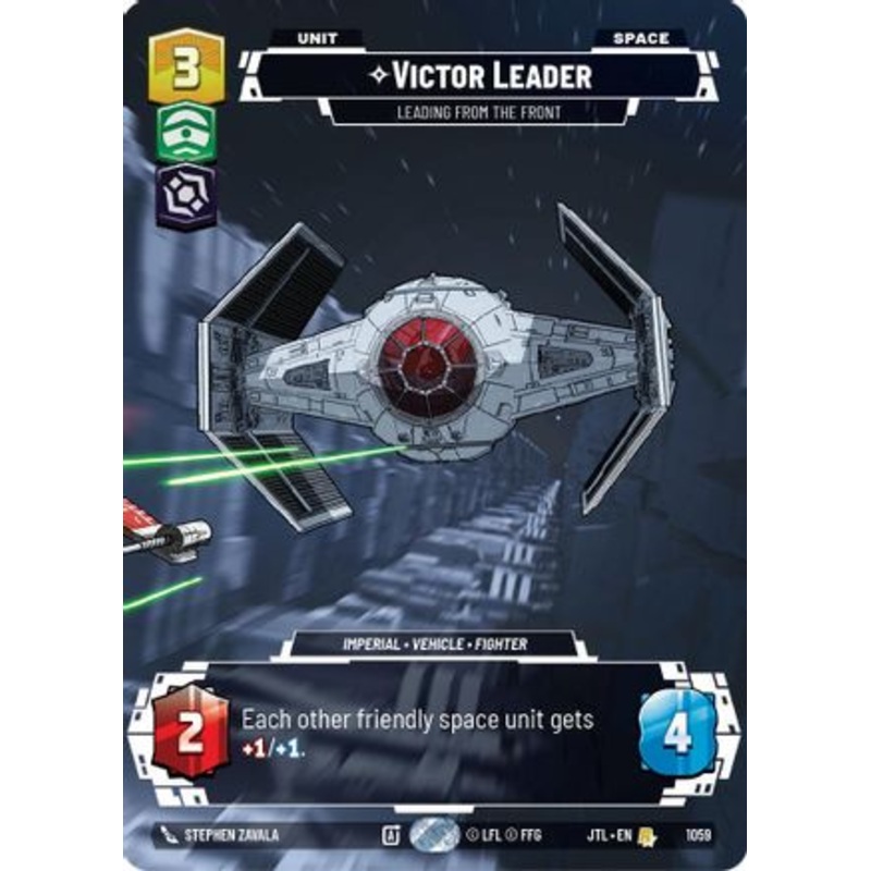 Victor Leader - Leading from the Front (Prestige Foil) (1059) - Jump to Lightspeed Foil