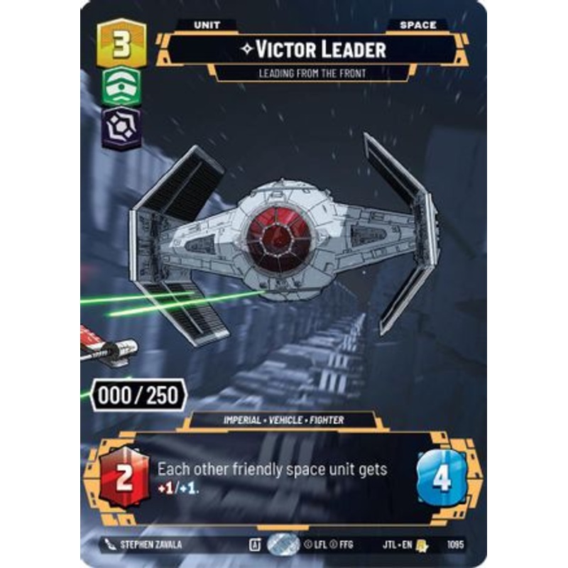 Victor Leader - Leading from the Front (Serialized) (1095) - Jump to Lightspeed Foil