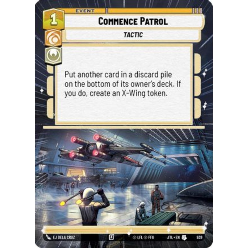 Commence Patrol (Hyperspace Foil) (939) - Jump to Lightspeed Foil
