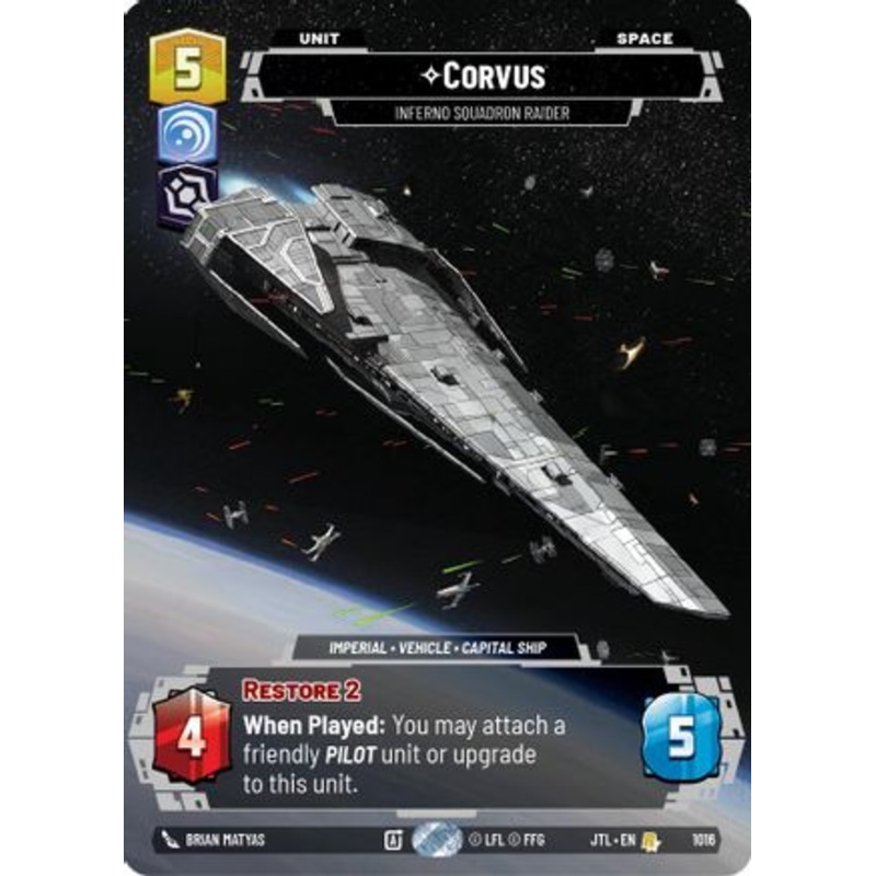 Corvus - Inferno Squadron Raider (Prestige) (1016) - Jump to Lightspeed