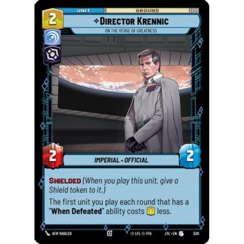 Director Krennic - On the Verge of Greatness (Foil) (530) - Jump to Lightspeed Foil