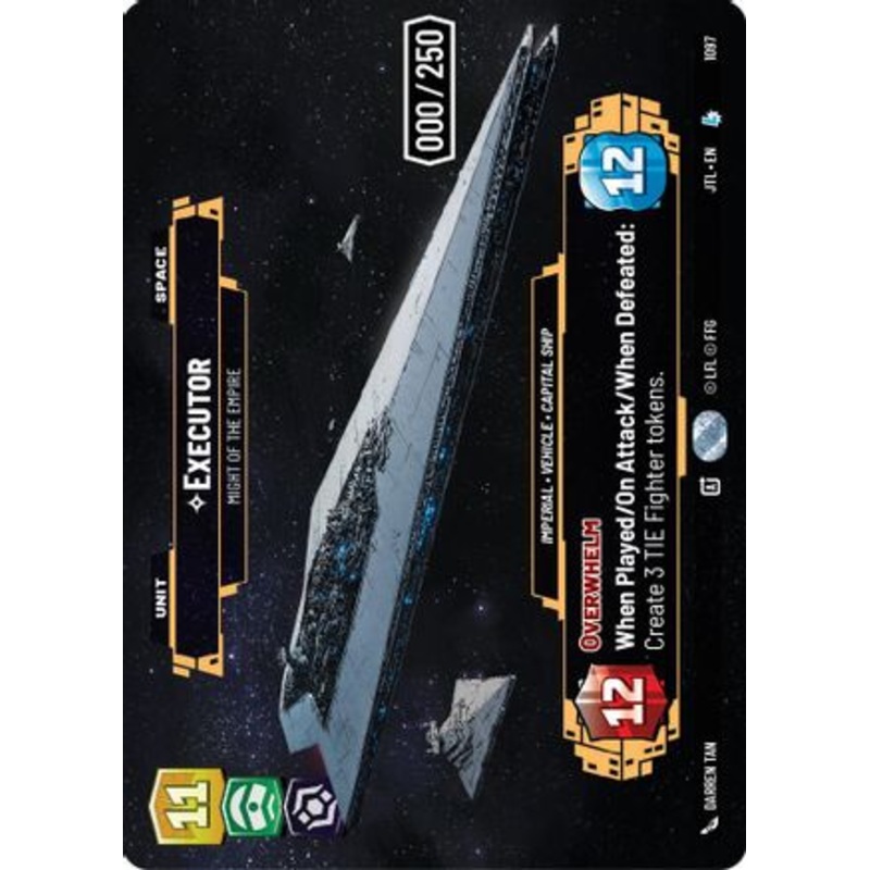 Executor - Might of the Empire (Serialized) (1097) - Jump to Lightspeed Foil