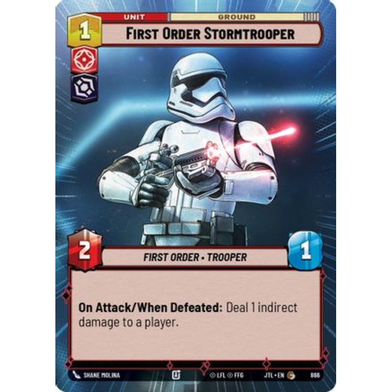 First Order Stormtrooper (Hyperspace Foil) (866) - Jump to Lightspeed Foil