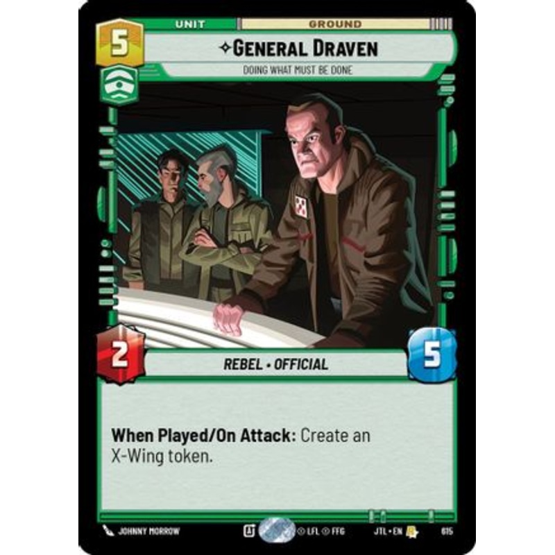 General Draven - Doing What Must Be Done (Foil) (615) - Jump to Lightspeed Foil
