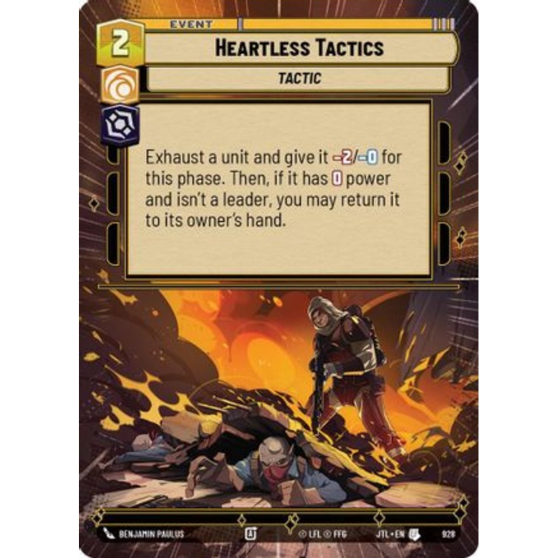 Heartless Tactics (Hyperspace Foil) (928) - Jump to Lightspeed Foil
