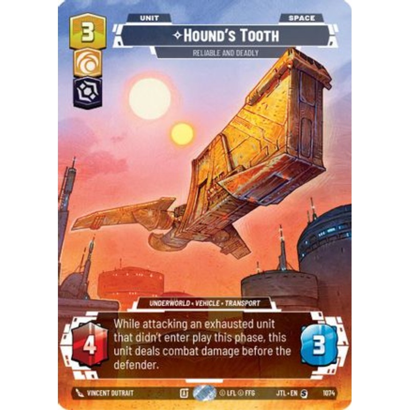 Hound's Tooth - Reliable and Deadly (Prestige Foil) (1074) - Jump to Lightspeed Foil