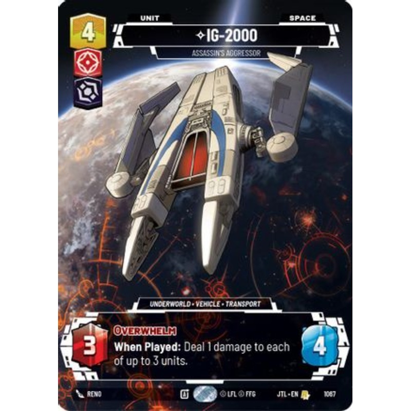 IG-2000 - Assassin's Aggressor (Prestige Foil) (1067) - Jump to Lightspeed Foil