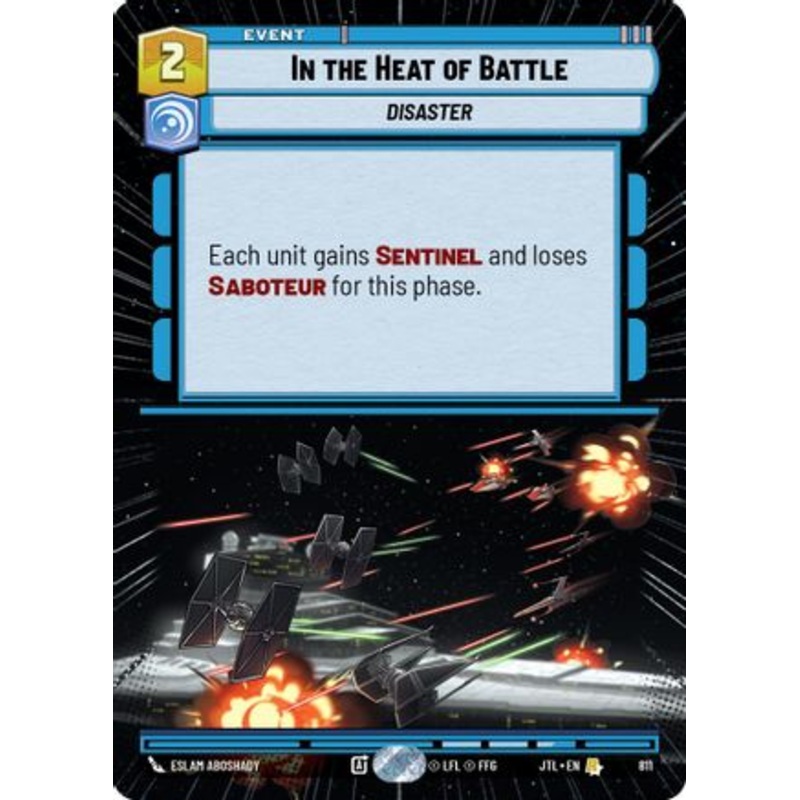 In the Heat of Battle (Hyperspace Foil) (811) - Jump to Lightspeed Foil