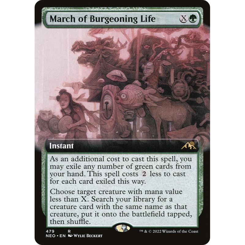 March of Burgeoning Life (Extended Art) [NEO - 479]