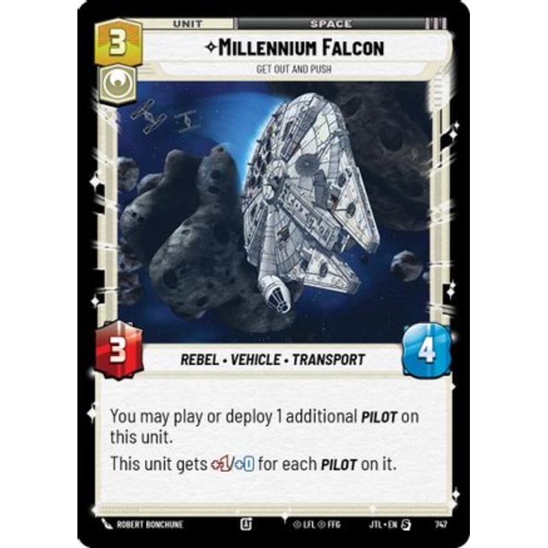 Millennium Falcon - Get Out And Push (Foil) (747) - Jump to Lightspeed Foil