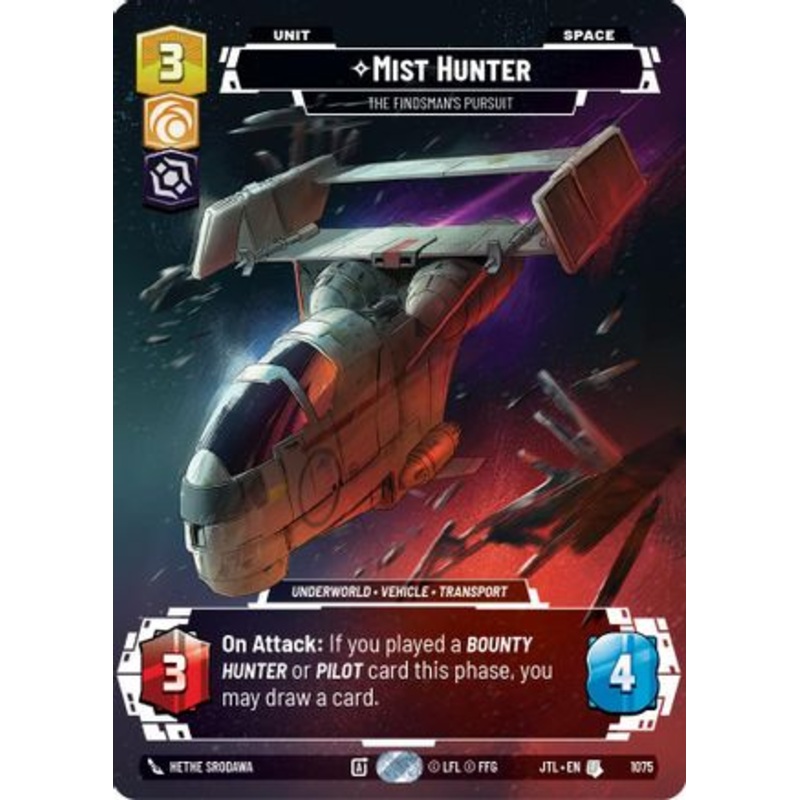 Mist Hunter - The Findsman's Pursuit (Prestige Foil) (1075) - Jump to Lightspeed Foil