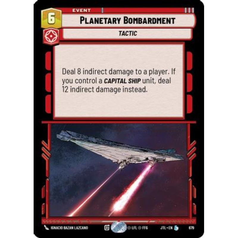 Planetary Bombardment (Foil) (679) - Jump to Lightspeed Foil