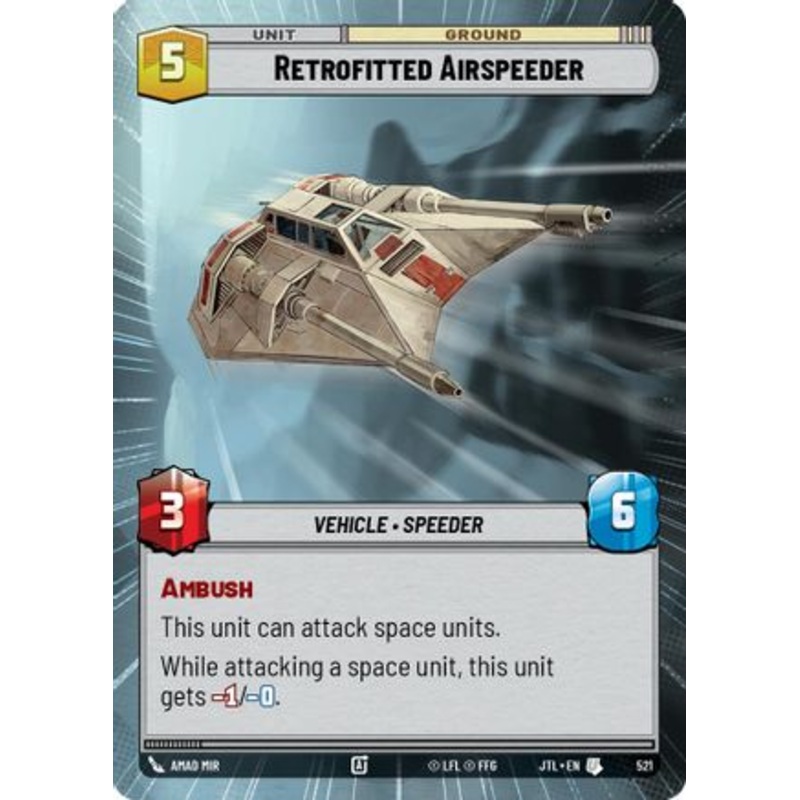 Retrofitted Airspeeder (Hyperspace) (521) - Jump to Lightspeed