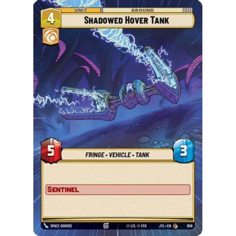 Shadowed Hover Tank (Hyperspace Foil) (958) - Jump to Lightspeed Foil