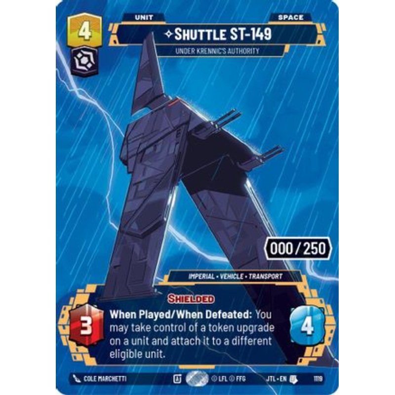 Shuttle ST-149 - Under Krennic's Authority (Serialized) (1119) - Jump to Lightspeed Foil
