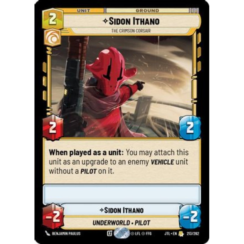 Sidon Ithano - The Crimson Corsair (213/262) - Jump to Lightspeed