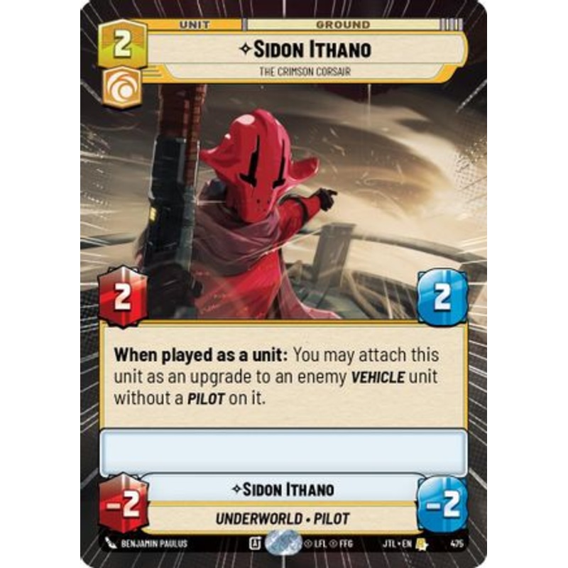 Sidon Ithano - The Crimson Corsair (Hyperspace) (475) - Jump to Lightspeed