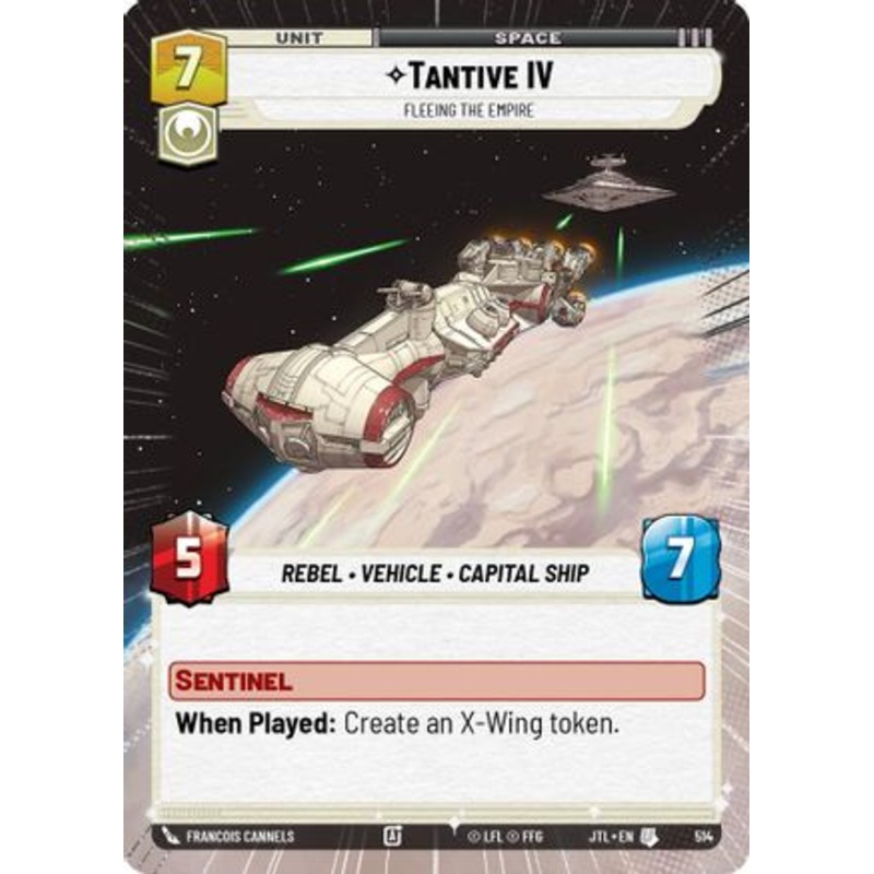 Tantive IV - Fleeing the Empire (Hyperspace) (514) - Jump to Lightspeed
