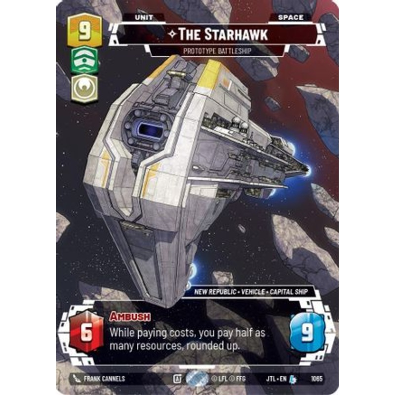 The Starhawk - Prototype Battleship (Prestige Foil) (1065) - Jump to Lightspeed Foil