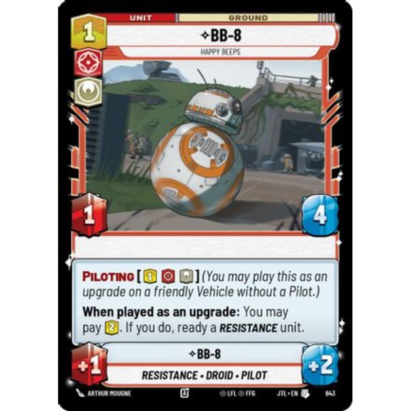 BB-8 - Happy Beeps (Foil) (643) - Jump to Lightspeed Foil