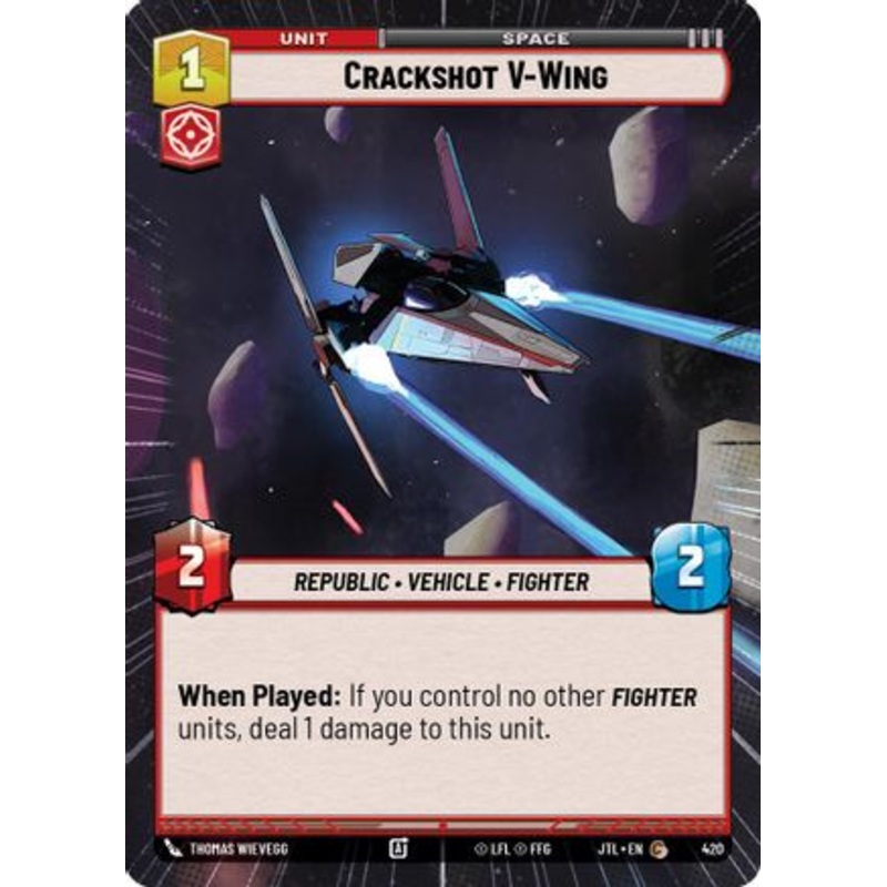 Crackshot V-Wing (Hyperspace) (420) - Jump to Lightspeed