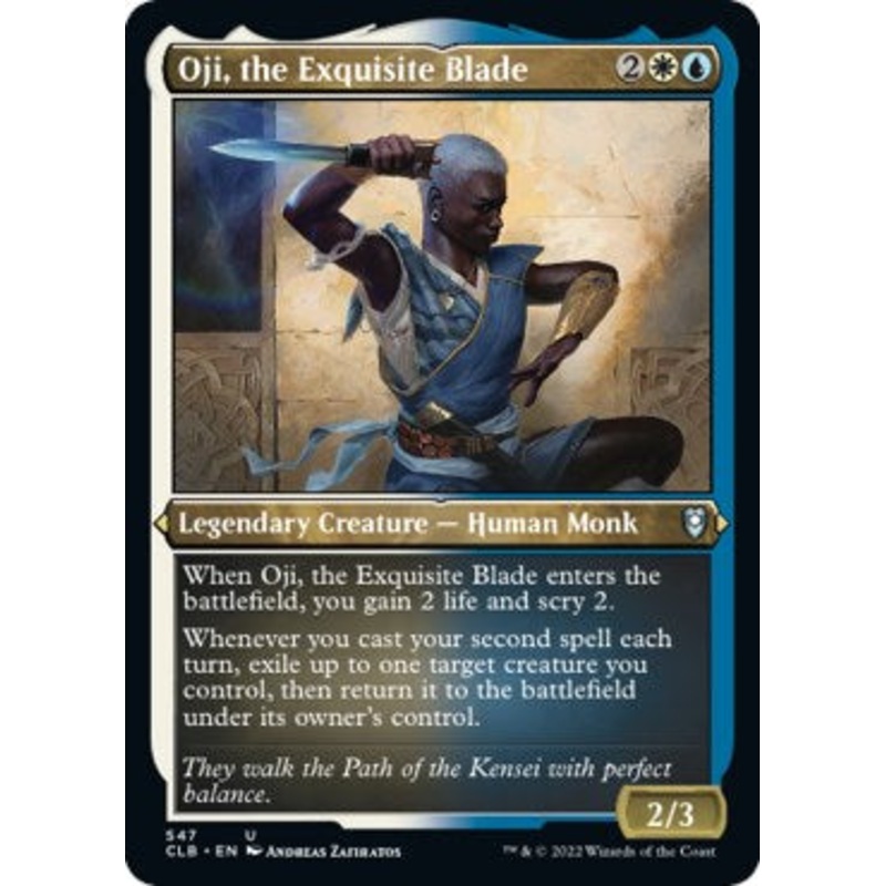 Oji, the Exquisite Blade (Foil Etched) [CLB - 547]