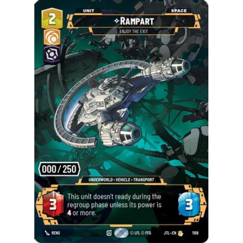 Rampart - Enjoy the Exit (Serialized) (1109) - Jump to Lightspeed Foil