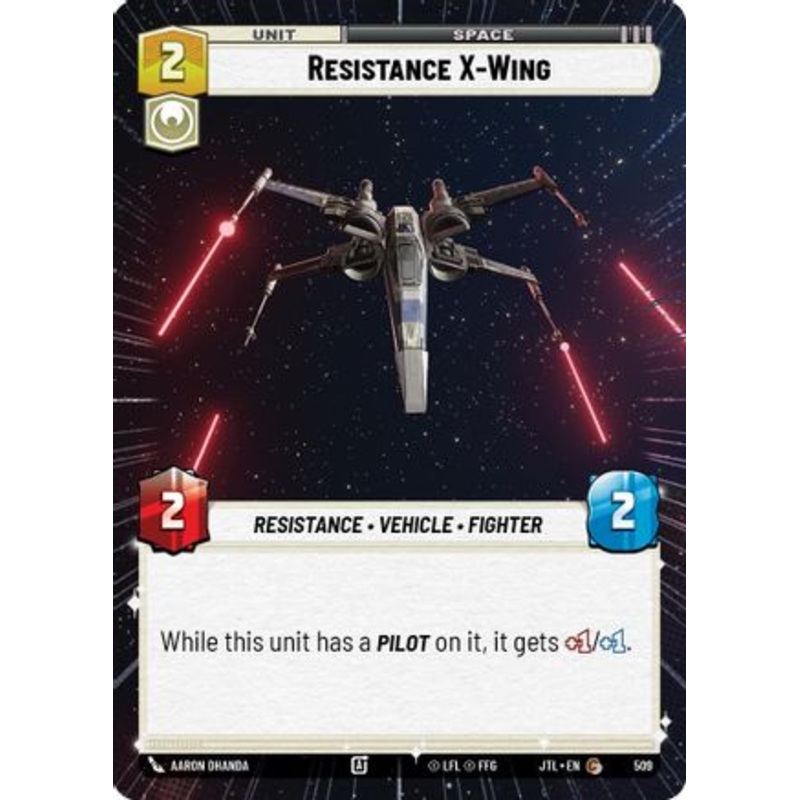 Resistance X-Wing (Hyperspace) (509) - Jump to Lightspeed
