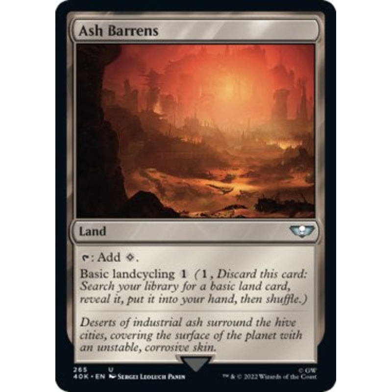 Ash Barrens (Surge Foil) [40K - 265]
