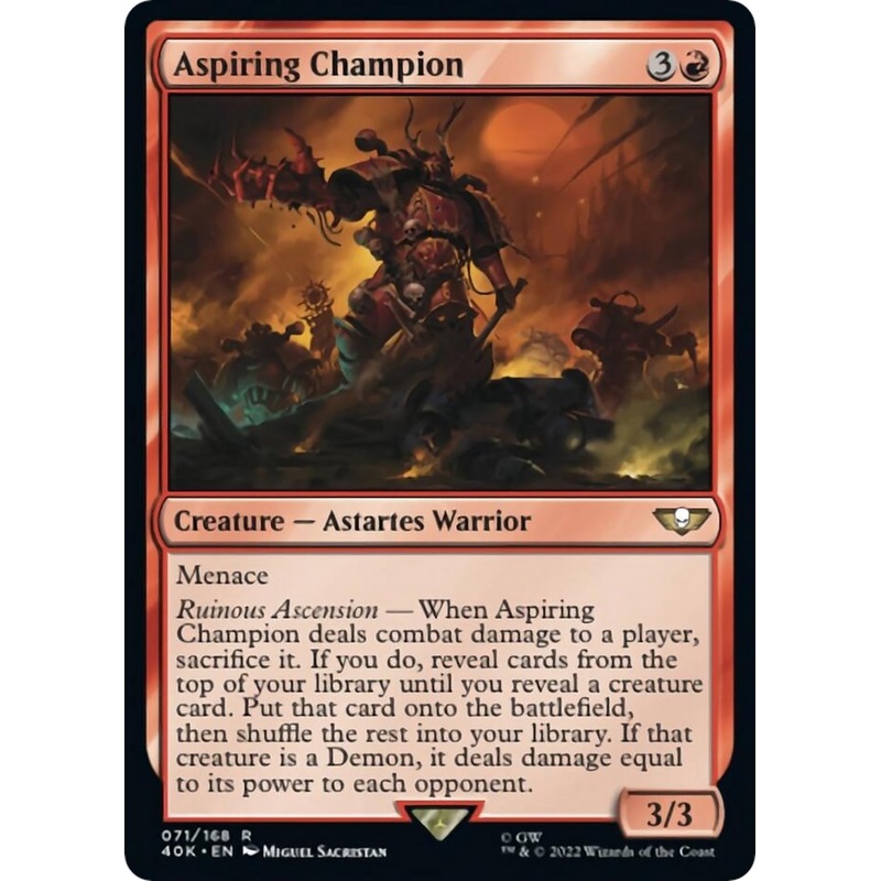 Aspiring Champion (Surge Foil) [40K - 71]
