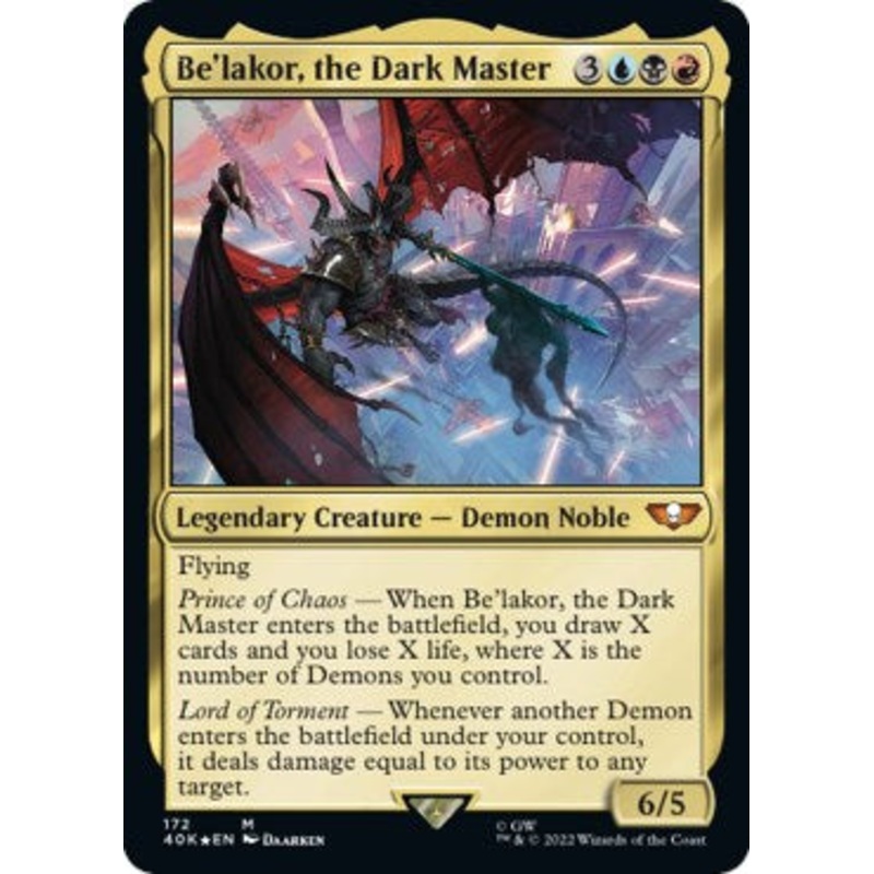 Be'lakor, the Dark Master [40K - 172]