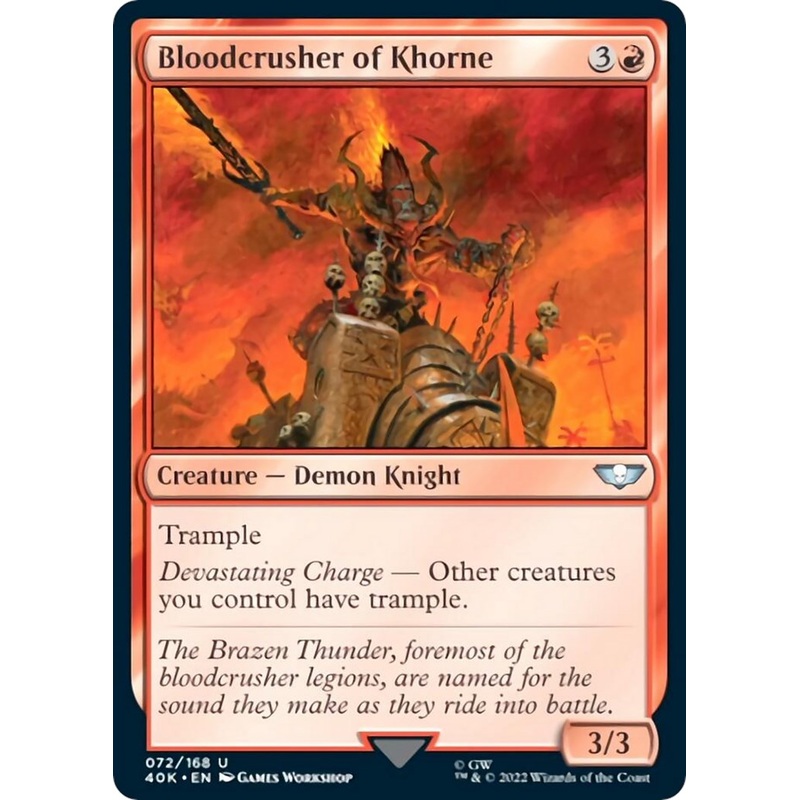 Bloodcrusher of Khorne (Surge Foil) [40K - 72]