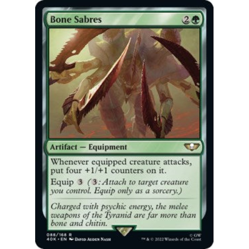 Bone Sabres (Surge Foil) [40K - 88]