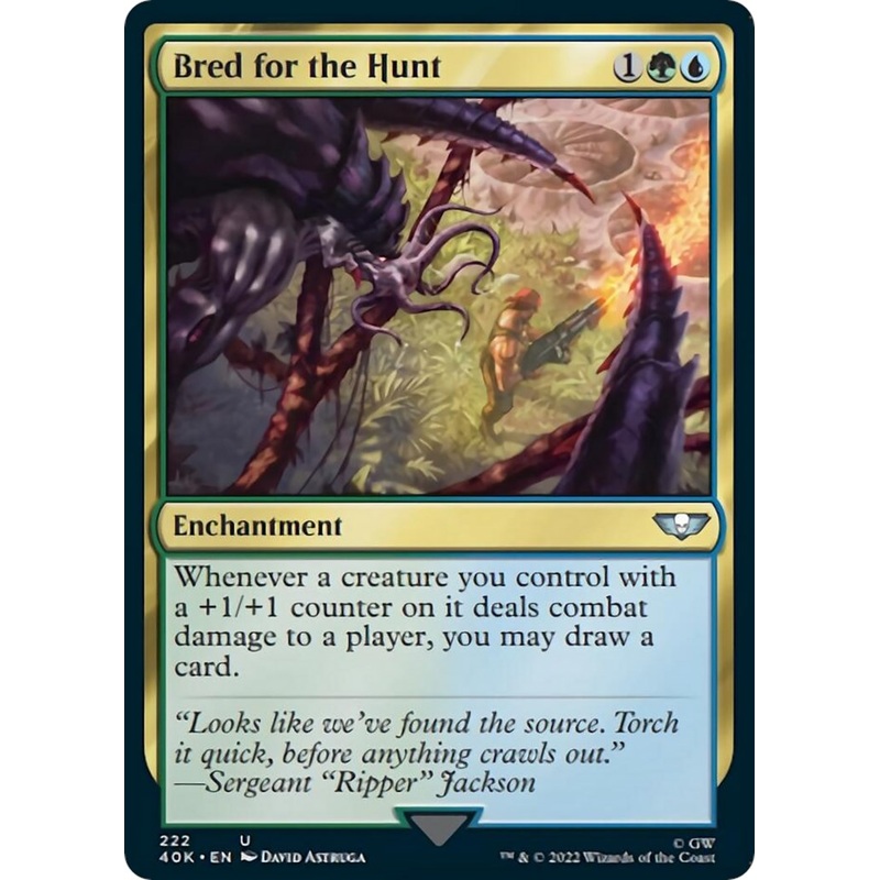 Bred for the Hunt (Surge Foil) [40K - 222]