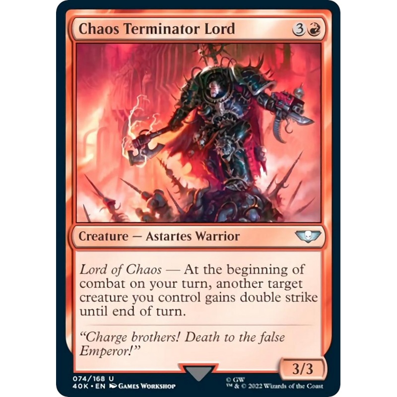 Chaos Terminator Lord (Surge Foil) [40K - 74]