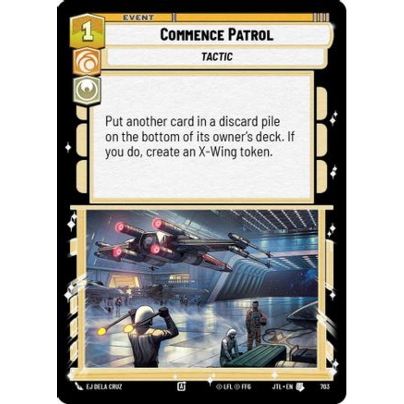 Commence Patrol (Foil) (703) - Jump to Lightspeed Foil