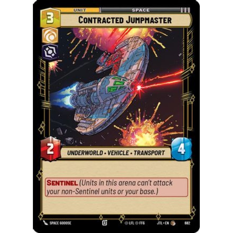 Contracted Jumpmaster (Foil) (682) - Jump to Lightspeed Foil