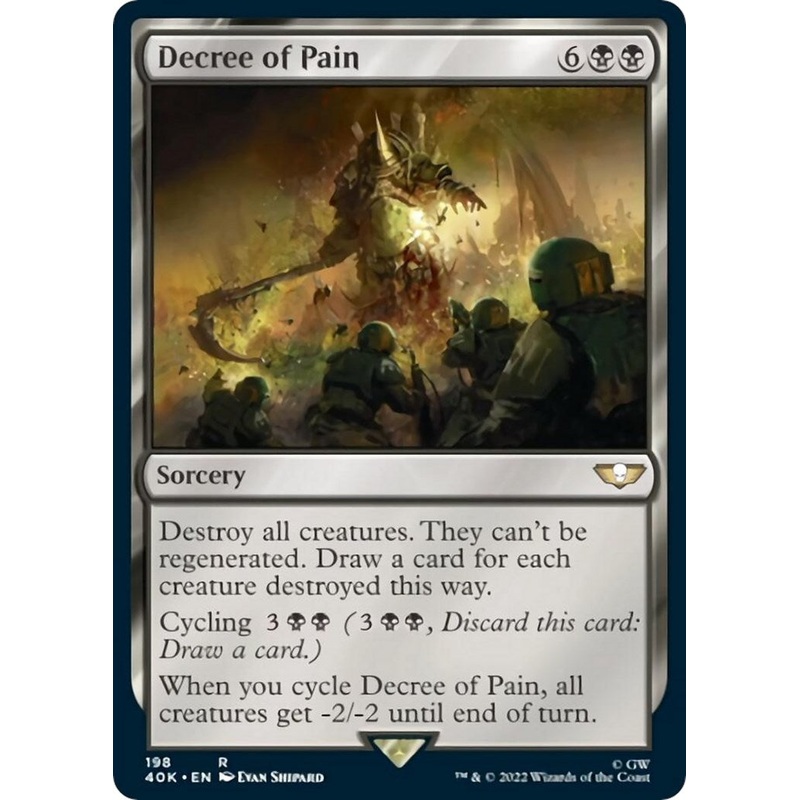 Decree of Pain (Surge Foil) [40K - 198]