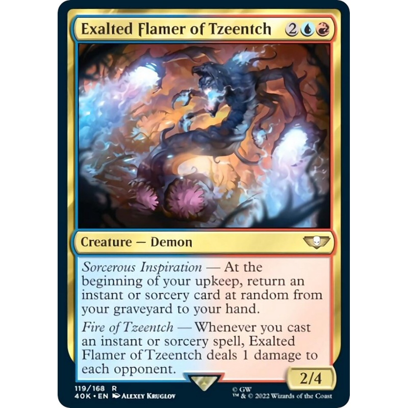 Exalted Flamer of Tzeentch (Surge Foil) [40K - 119]