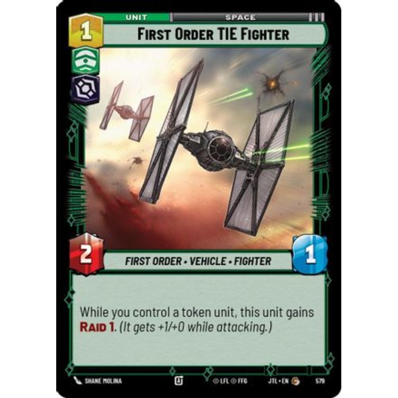 First Order TIE Fighter (Foil) (579) - Jump to Lightspeed Foil