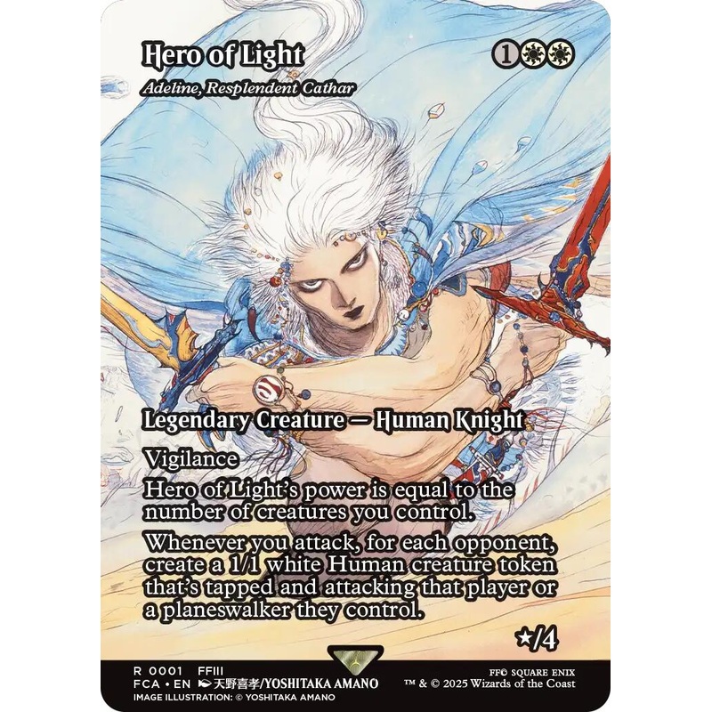 Hero of Light - Adeline, Resplendent Cathar (Showcase) [FCA - 1]