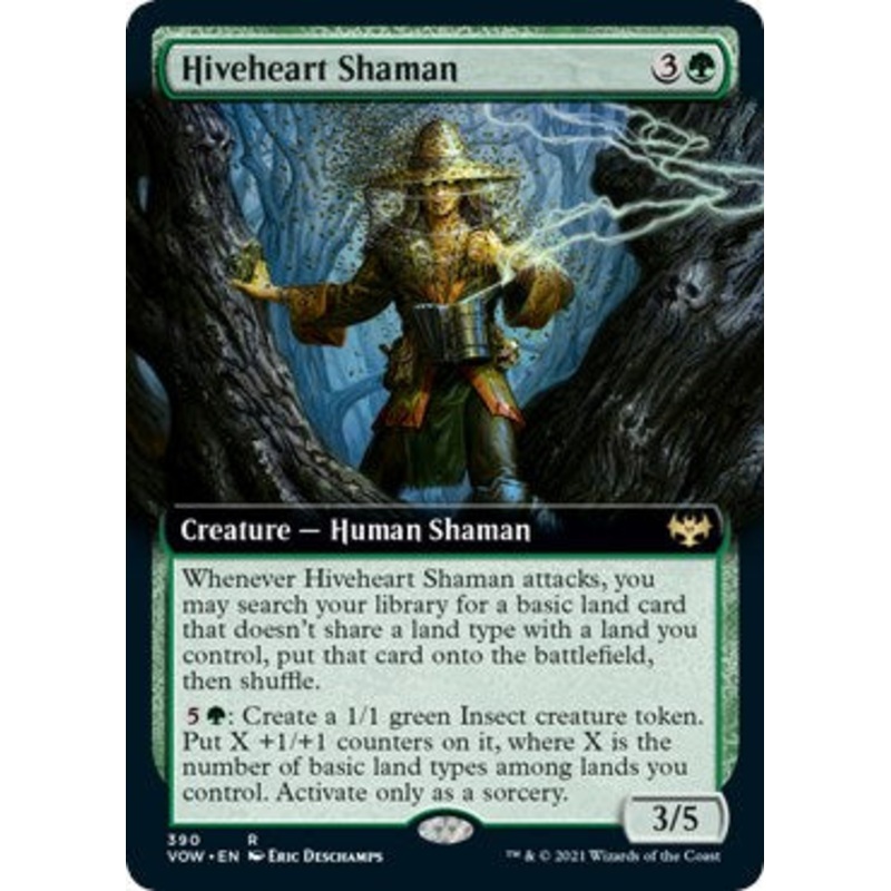 Hiveheart Shaman (Extended Art) [VOW - 390]