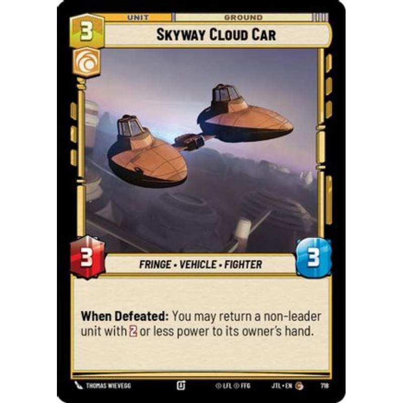 Skyway Cloud Car (Foil) (718) - Jump to Lightspeed Foil