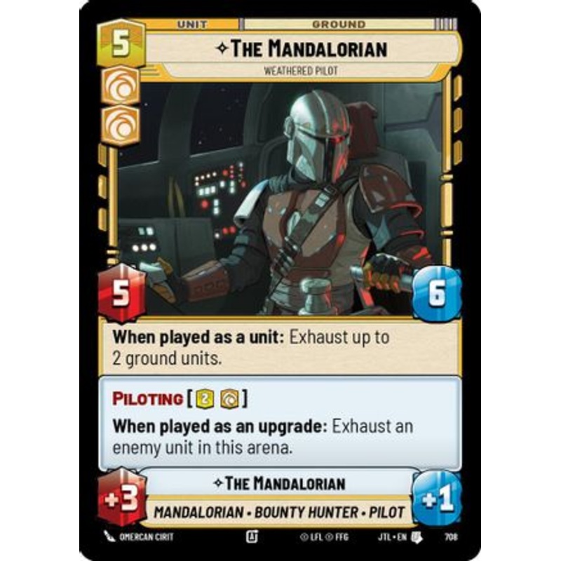 The Mandalorian - Weathered Pilot (Foil) (708) - Jump to Lightspeed Foil