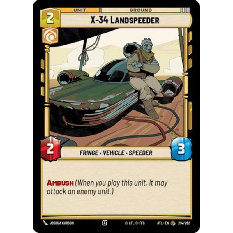 X-34 Landspeeder (214/262) - Jump to Lightspeed