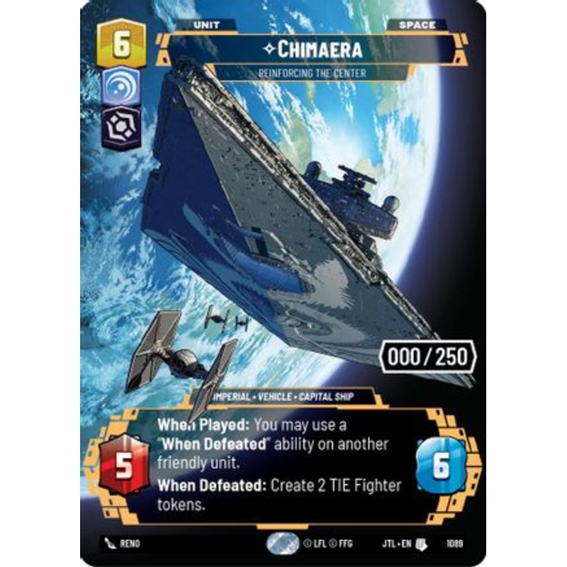 Chimaera - Reinforcing the Center (Serialized) (1089) - Jump to Lightspeed Foil