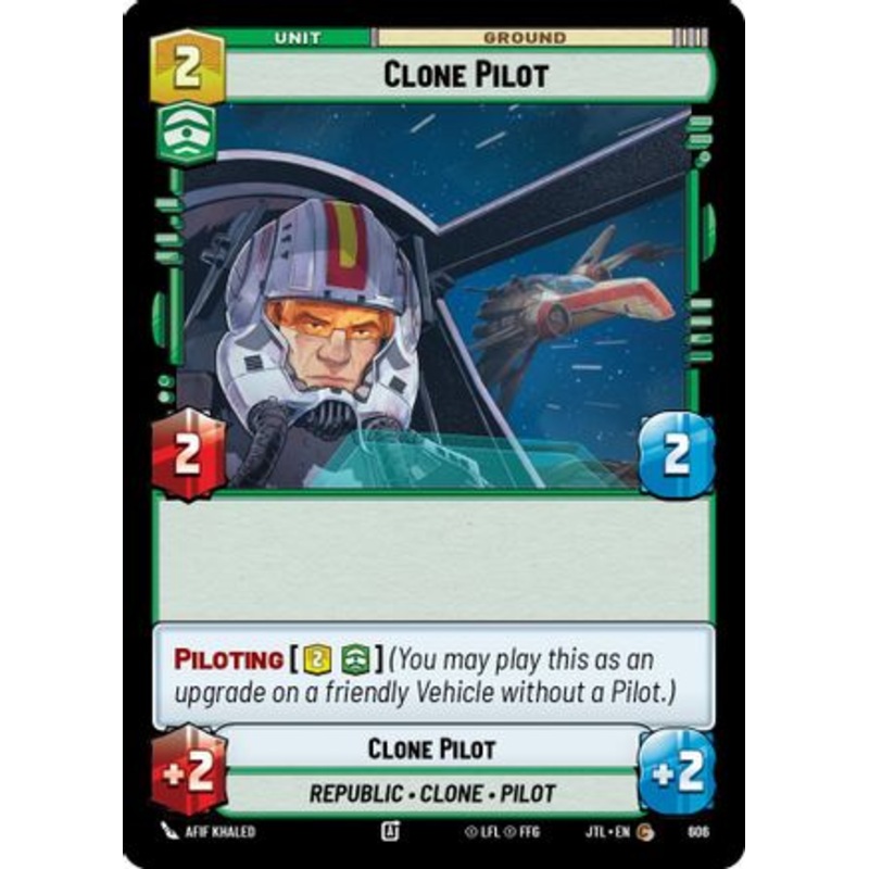 Clone Pilot (Foil) (606) - Jump to Lightspeed Foil