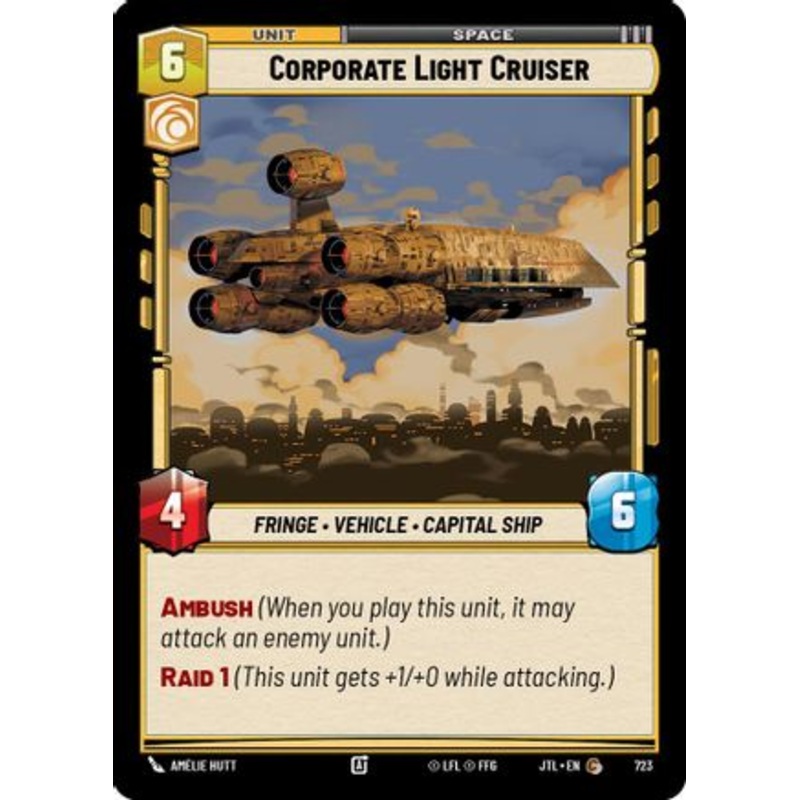Corporate Light Cruiser (Foil) (723) - Jump to Lightspeed Foil